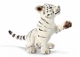 Tigre cucciolo bianco che gioca